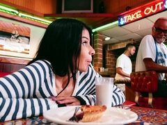 Hundestilling, Hd, Naturlige bryster, Lille kvinde, Fisse, Mager, Tatovering, Bryster