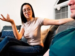 Aziatisch, Grote lul, Grote mammen, Pijpbeurt, Bruinharig, Masturbatie, Gezichtspunt, Tieten likken