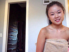 Petite Asian teenager Lulu Chu Wants To ravage finest Friends Dad