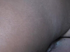 Ebony Butt Dogged and Analed by a Big White Cock