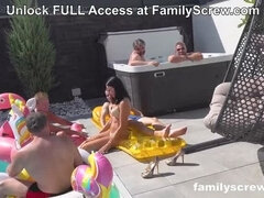 Vacker, Avsugning, Familj, Grupp, Hd, Orgasm, Porrstjärnor, Tabu