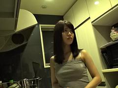 Asiatique, Tromperie, Cocu, Japonaise, Embrassement, Pov, Nénés, Épouse