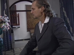 Watch Karma Rosenberg get her lingerie ripped off and take it deep in the ass