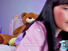 Tussi, Dildo, Latina, Nippel, Solo, Titten, Spielzeuge