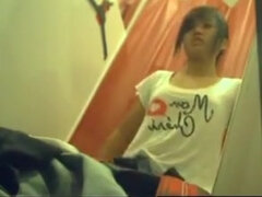 Girl changing room voyeur