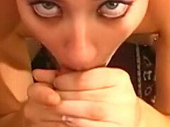 Grote lul, Grote mammen, Pijpbeurt, Sperma in mond, Daddy, Oud