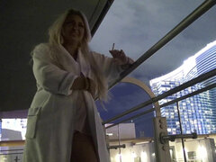 Hotel sex with blonde whore Kitty