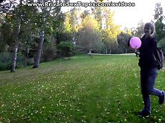 Gros cul, Sucer une bite, Hd, Masturbation, De plein air, Collant, Public, Maigrichonne