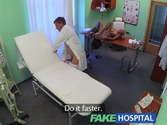 Karol Lilien's fakehospital office turns into a POV sex clinic for horny doctors