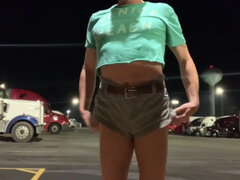Rest Stops, Truck Stops, and She Don't Stop Outdoor Slut TS