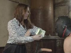 バイセクシャル, フェムドム, 陵辱, 愛人, 奴隷, フェラする, おもちゃ, トレイン