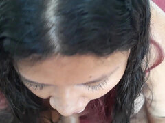 Bbw stor vacker kvinna, Avsugning, Brunett, Hemmagjord, Latina, Mogen