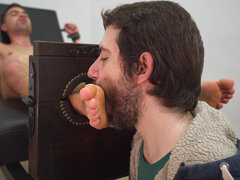 Amarrada, Pareja, Pies, Fetiche, Gay