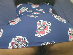 Afrikansk, Amatör, Stor stjärt, Svart, Hårig, Solo