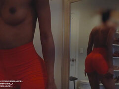 Negro, Consolador, Monstruo, Solo, Vibrador