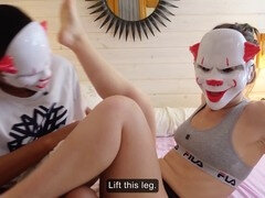 Amateur, Attrapée, Couple, Hôtel, Lingerie, Masturbation, Espagnole