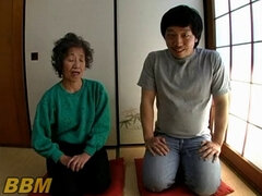 Asiatisch, Oma, Japanische massage, Reif, Milf
