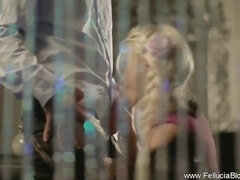 금발의, 오랄섹스, 옷 입은 상태로, 사정 샷, 핸드잡, Hd, 밀프