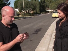 Asiatisk, Stora tuttar, Avsugning, Brunett, Handjobb, Massage, Olja, Verklighet