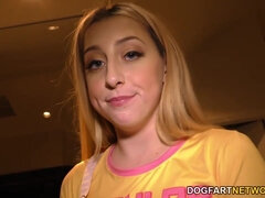 Blonde, Sucer une bite, Éjaculation interne, Queue, Hard, Hd, Adolescente, Nénés