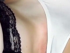 Amatör, Stor stjärt, Avsugning, Dildo, Kvinna, Fingering, Fitta, Sprutande