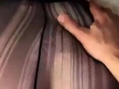 Amatør, Stor svart kvinne, Par, Sperm skott, Strømpebukse, Synsvinkel