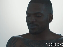 アナル, デカチン, 黒人, フェラチオ, チン, バック, 異人種間, キス