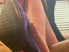 Dominazione femminile, Tacchi, Pantaloncini sintetici, Solo