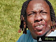 MOMMYS BOY - Angry MILFs Caught Stud Eating Their Contest Pies  Now Want Payback! REVERSE GANGBANG