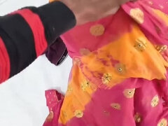 Desi Indian Aunty Fucked Hard by Young Nephew - Loud Moaning & Rough Sex