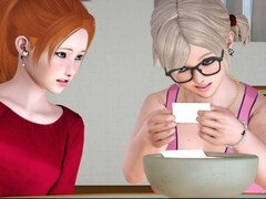 Grosser arsch, Grosser schwanz, Blasen, Sperma im mund, Spiele, Party