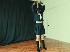 Bondage domination sadisme masochisme, Bondage, Doigter, Orgasme, Attachée, Uniforme, Vibromasseur, Mouillée