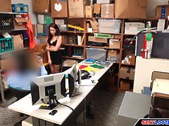 Innocent teen gets punished for her sins in 8 minute striptease & blowjob video