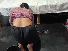 My Step Aunty Is Cleaning the House and I Hugged My Step Aunty