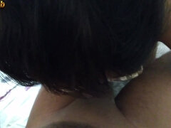 Indian Hot Aunty Sucks My Big Cock & I Cums in Her Mouth, Then Fucks Her Rough & Cums Again on Big Ass - Twice Cum Wild