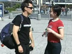 18 ans, Anal, Cul, De plein air, Public, Réalité, Maigrichonne, Adolescente