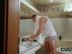 Tyłek, Duży tyłek, Duże cycki, Brunetka, Rogacz, Hd, Cycki, Żona