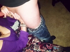 Deep throating, pals, blow job