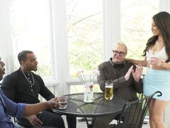 Negro, Acercamiento, Cornudo, Marido, Interracial, Coño, Adolescente, Trio