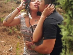 Blond, Kukk suging, Hardcore, Utendørs