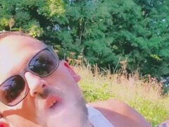 Amateur, Fetiche, Masturbación, Al aire libre, Público, Solo