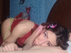 Amatorka, Obciąganie, Para, Latynoska