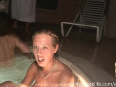 Drunk Girls In A Exciting Tub - Teenager
