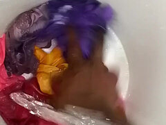 フェティッシュ, 自家製, 下着, 一人