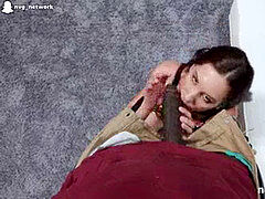 Leie, Grosser schwanz, Schwarz, Blasen, Besamung, Milf