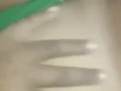 아시안, 커플, 핑거링, 집에서 만든, 엄마, 자연의 가슴, 젖꼭지, 보지