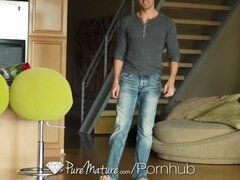 HD PureMature - Brunette milf Bella gets ready for her man on Valentine's D