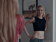 Lesbian Step Sisters Scene 1 - Side by Side