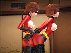 The incredibles, creampie, 3d porn