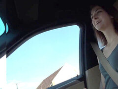 Public Agent Hitchhiking schoolgirl Fucks huge stiffy